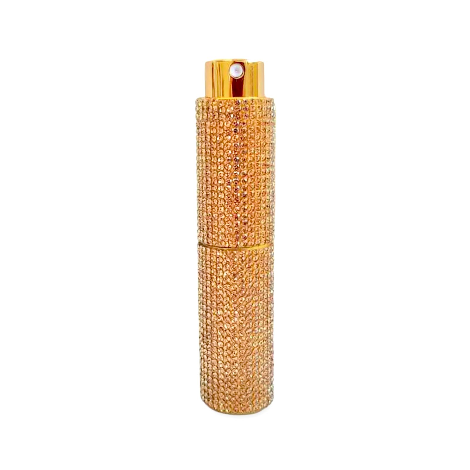 Perfumero Lujo 10ml Diamantes Dorado