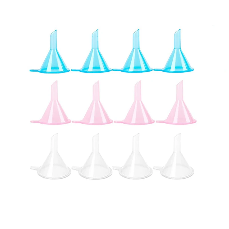 Paquete 12 Mini Embudos Plastico