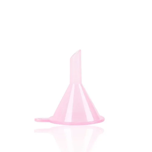 embudo plastico 2 Mini Embudos Plastico Rosa
