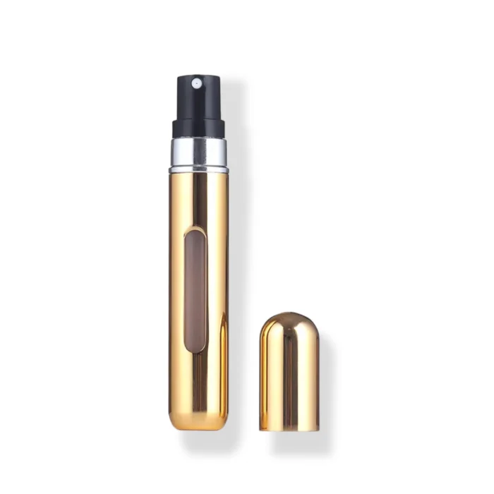 Perfumero 8ml Autorecargable Dorado Metalico