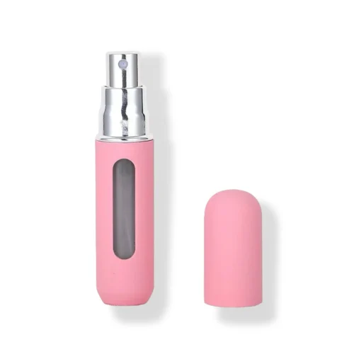 d8f81661-1a59-4ad7-82dd-0fb44b1bda70 Perfumero 5ml Autorecargable Rosa Pastel Mate