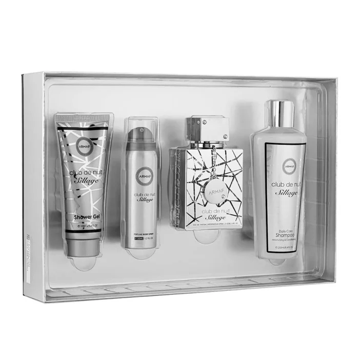 Version 1.0.0 Armaf Set Club De Nuit Sillage 105ml + Desodorante + Shampoo + Shower Gel