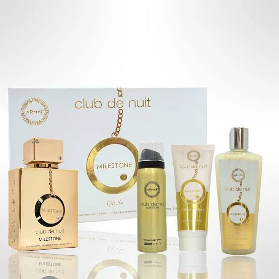 IMG-7385 Armaf Set Club De Nuit Milestone 105ml + Desodorante + Shampoo + Shower Gel
