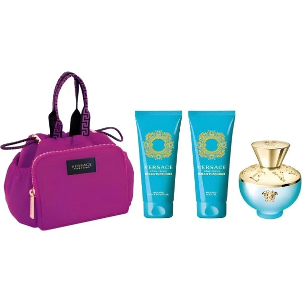 ka-118490_2_ Versace Set Dylan Tourquoise 100ml + Body Gel + Shower Gel + Bolsa Morada