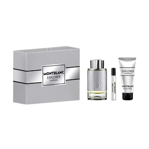 209 Montblanc Set Explorer Platinum 100ml + 7.5ml + Gel de Ducha