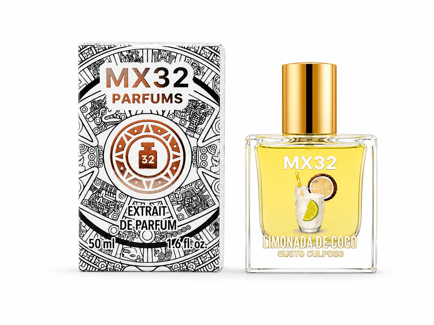 2866E7A6-D9F2-4E80-9E76-42C46E237D77 Limonada De Coco- 50ml - MX32 Parfums