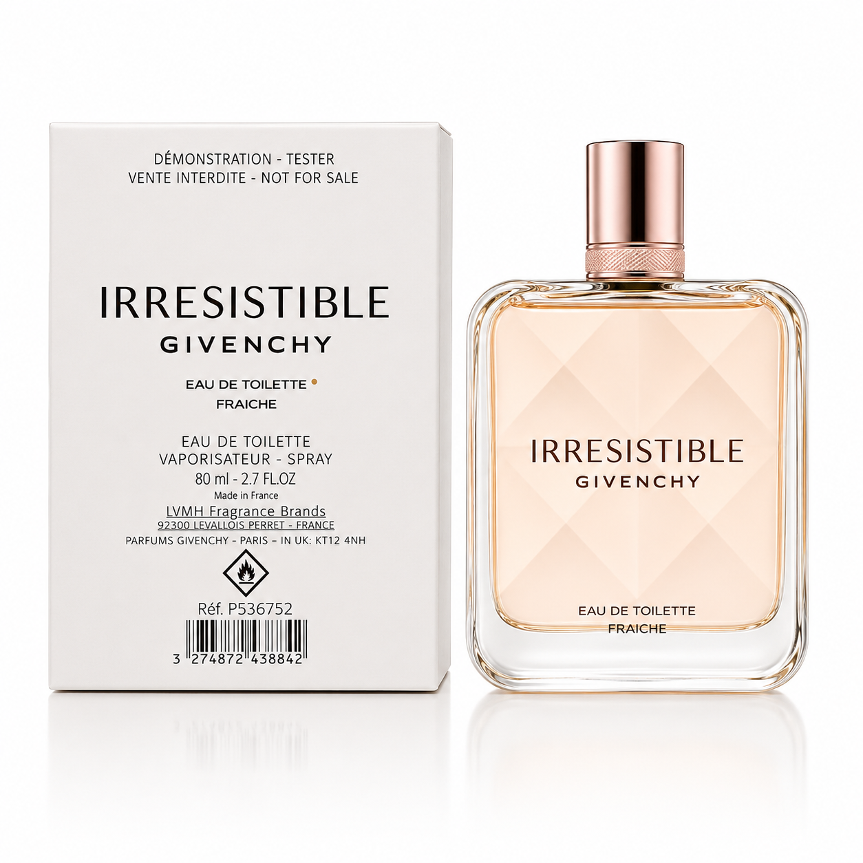 2d0ea129-76a9-4ef6-8e75-bce013c67e6e Tester Givenchy Irresistible EDT Fraiche 80ml