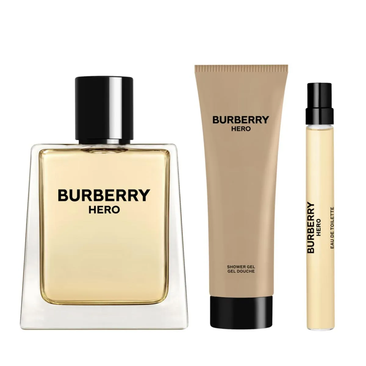 6294012-1 Burberry Set Hero EDT 100ml + 10ml + gel de ducha