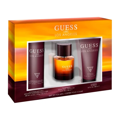 62f2a67fa9b39_hgue1981laset3jpg Guess Set Los Angeles 1981 100ml + Gel Ducha + Desodorante