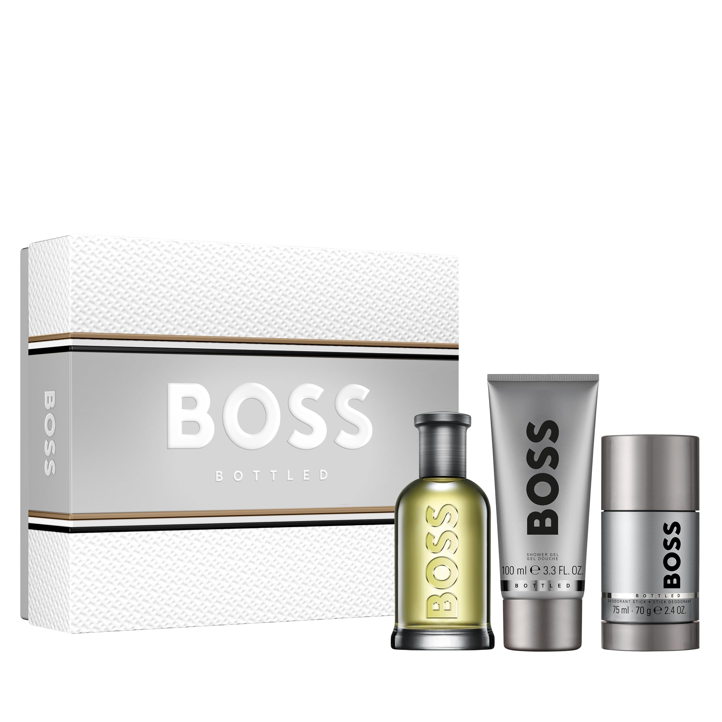 Version 1.0.0 Hugo Boss Set Bottled EDT 100ml + Desodorante Barra + Gel ducha