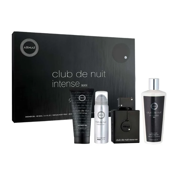 Armaf Set Club De Nuit Intense 105ml + Gel de Ducha + Desodorante + Shampoo