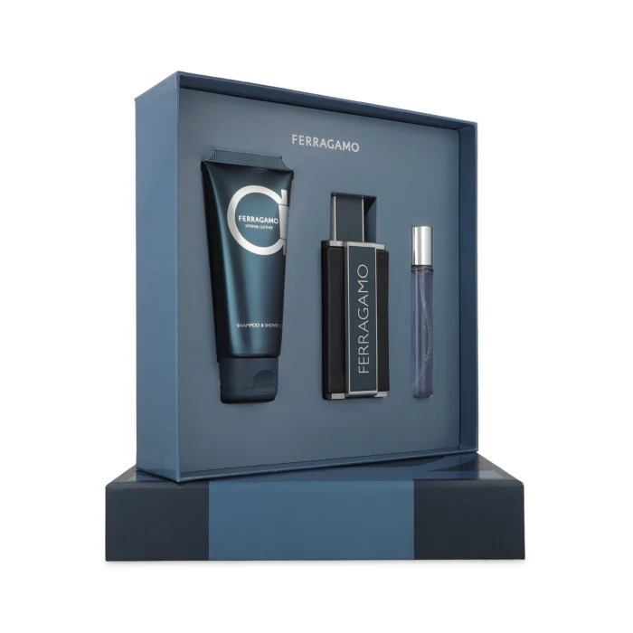 c4e48992-63fc-4d92-8f8c-3ae109fce0dd Salvatore Ferragamo Intense Leather 100ml + 15ml + Body Lotion