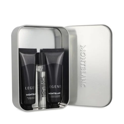 Montblanc Set Lata Perfume Eau de Tocador 7.5ml + Gel de Ducha 30ml + Crema para Despues de Afeitar 30ml