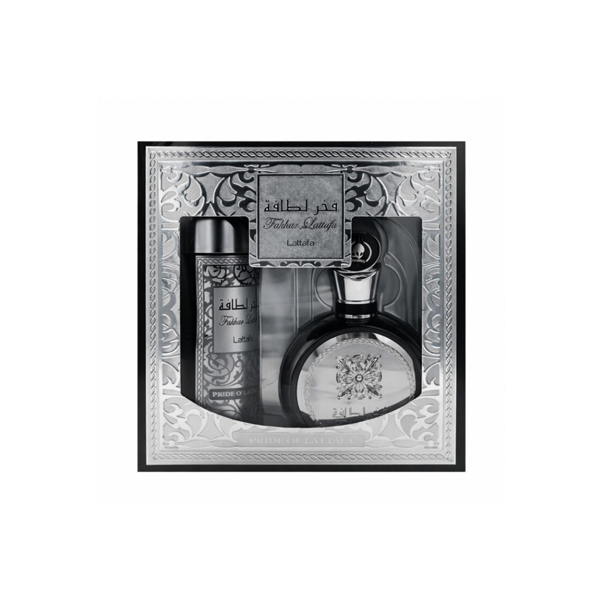d02aeea62ea5e522769caad25245d5b8 Lattafa Set Fakhar Black 2 Piezas 100ml